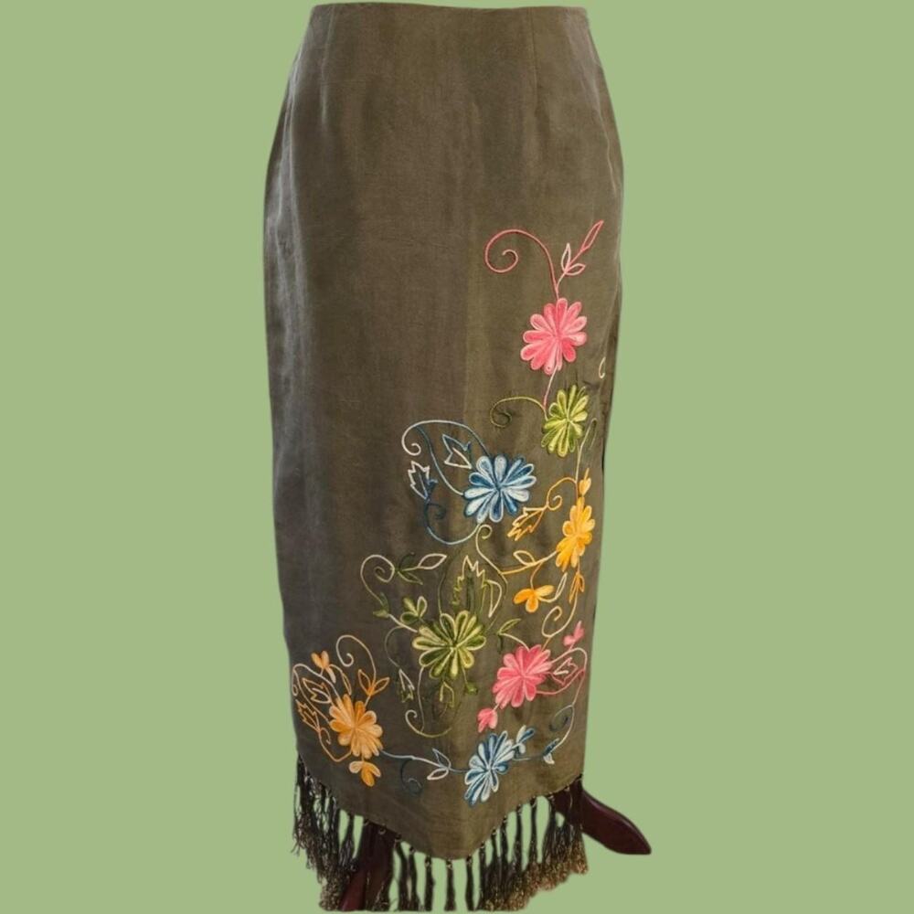 Vintage olive green 100